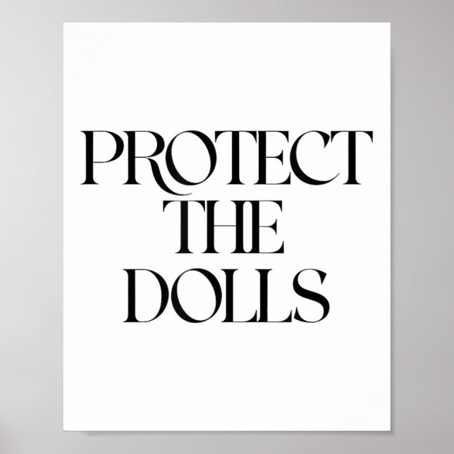 Protect The Dolls  Poster (Front)