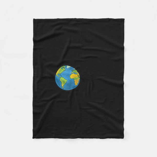Protect The Earth, Earth Day, Save Our Planet _1  Fleece Blanket (Front)