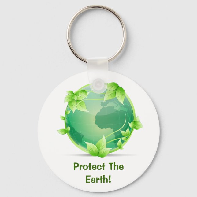 Protect The Earth Key Ring (Front)