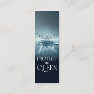 Protect The Queen Mini Business Card