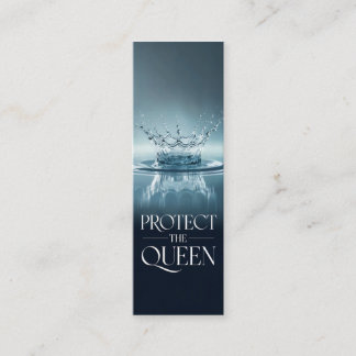 Protect The Queen Mini Business Card