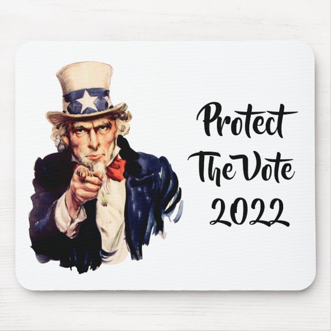 Protect The Vote 2022 Mouse Pad (Front)