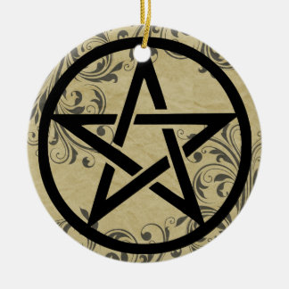 Protect this Home Pentacle Hanger Ceramic Tree Decoration