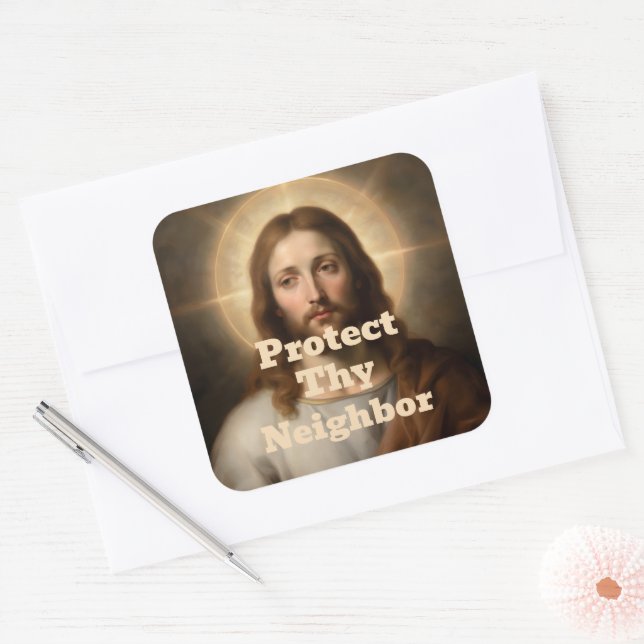 Protect Thy Neighbor Sticker (Envelope)