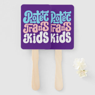Protect Trans Kids Hand Fans