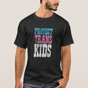 Protect Trans Kids LGBT Pride Transgender Ally Dis T-Shirt