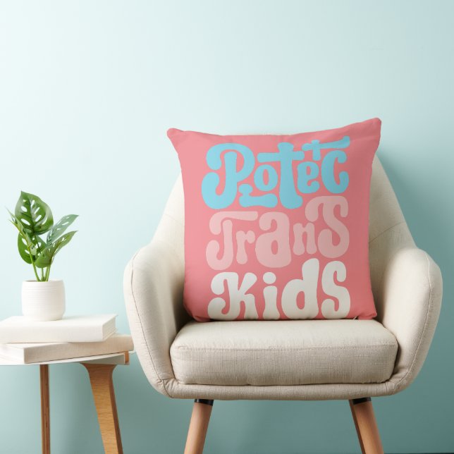 Protect Trans Kids Pillow (Chair)