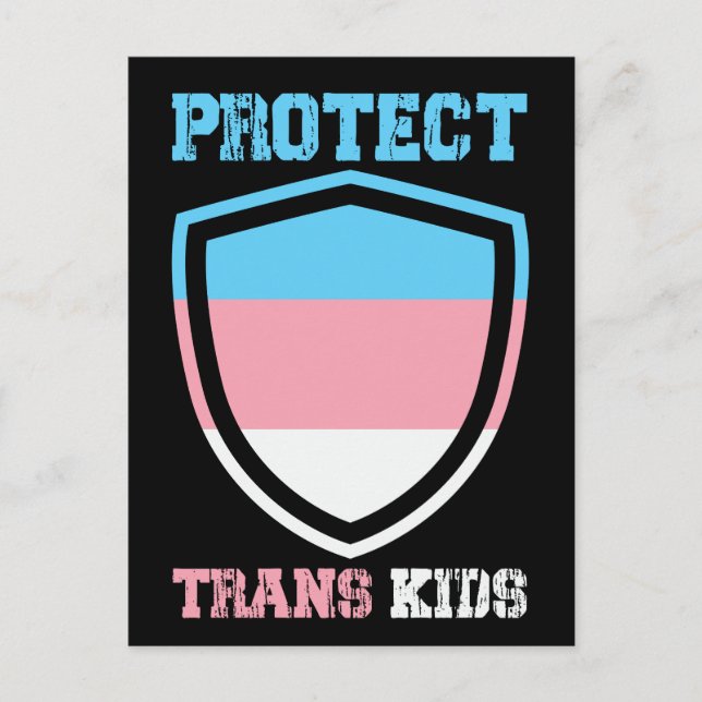 Protect Trans Kids Postcard (Front)