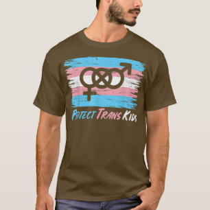 Protect Trans Kids Support transgender equality Hu T-Shirt