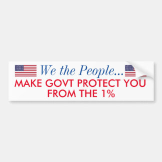 protect us from the 1% bumper sticker