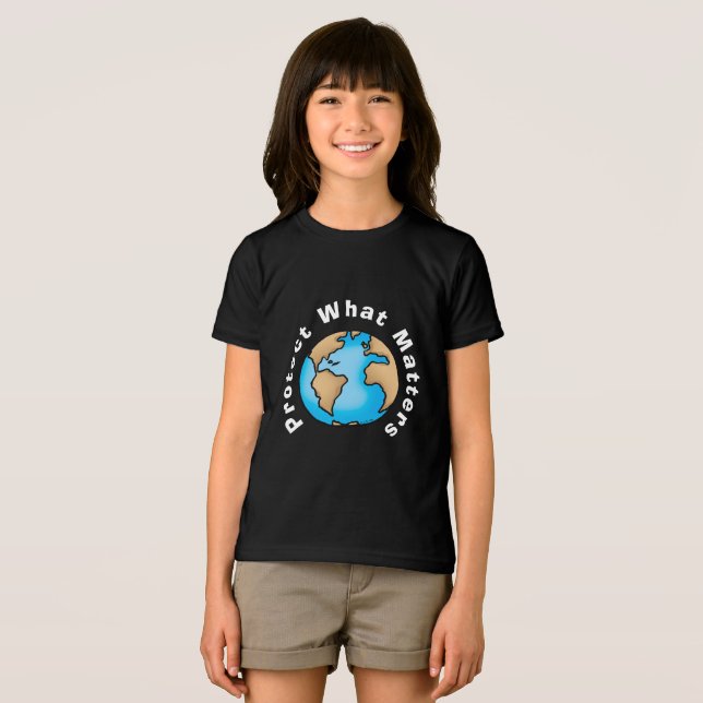 Protect What Matters Eco Earth Design Tri-Blend Shirt (Front Full)