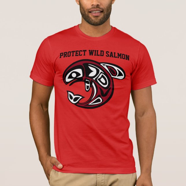 Protect Wild Salmon shirt (Front)