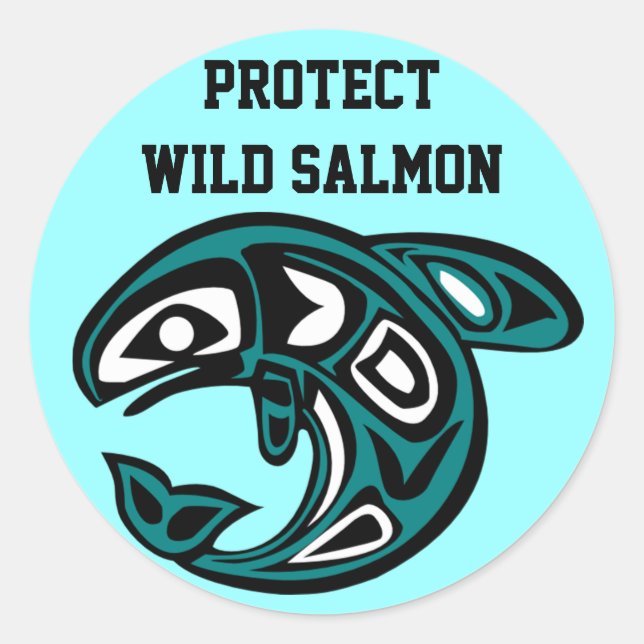 Protect Wild Salmon sticker (Front)