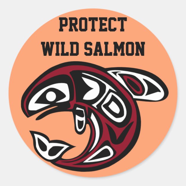 Protect Wild Salmon sticker (Front)