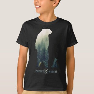 Protect Wildlife - Environmental Protection - Bear T-Shirt