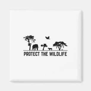 Protect Wildlife Safari Animal Conservancy Nature  Magnet
