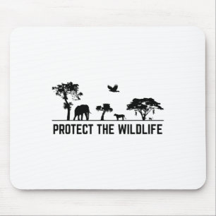 Protect Wildlife Safari Animal Conservancy Nature Mouse Pad