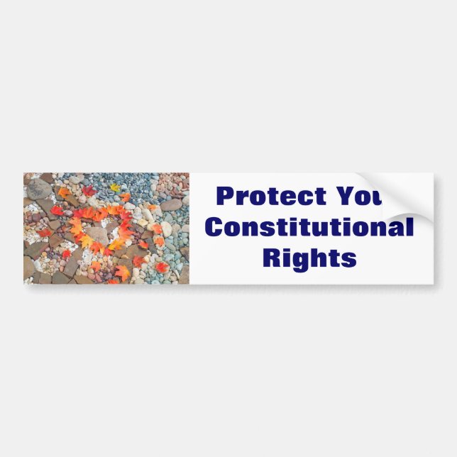 Protect Your Constitutional Rights bumper stickers (Front)