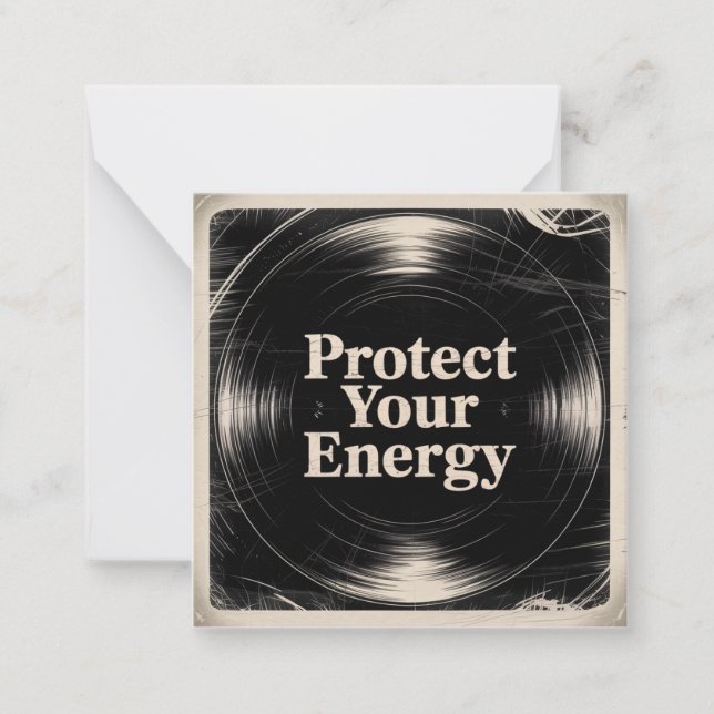 Protect Your Energy Card (Front)