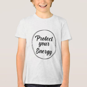 Protect Your Energy Mental Health Awareness Suppor Tri-Blend Shirt