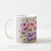 Protect Your Energy pastel Daisy Floral Postcard