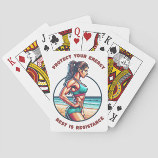 Protect Your Energy T-Shirt – Spiritual Self-Care Playing Cards
