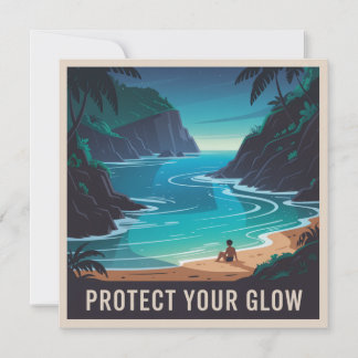 Protect Your Glow Invitation
