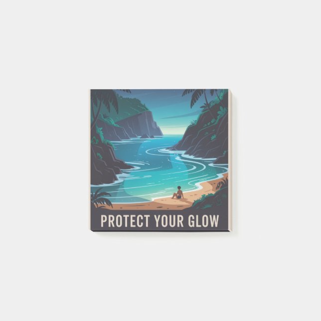 Protect Your Glow Post-it Notes (Front)
