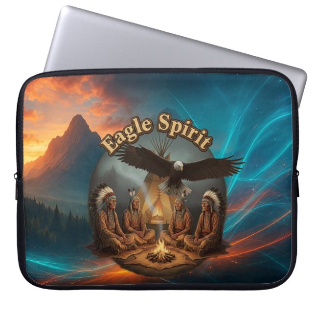 Protect your laptop with the powerful "Eagle Spiri Sleeve (Front)