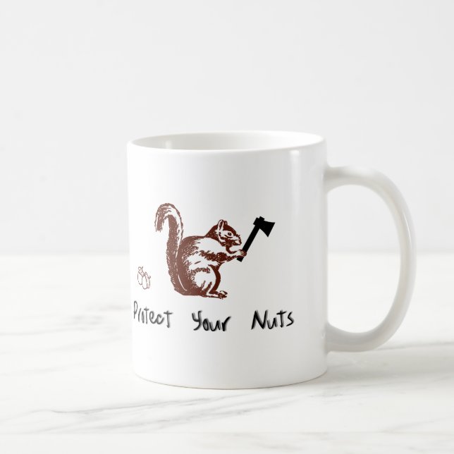 Protect Your Nuts Coffee Mug (Right)