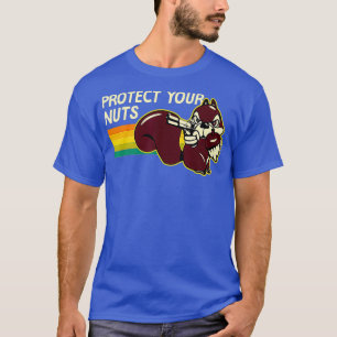 Protect Your Nuts Funny Squirrel Pun National T-Shirt