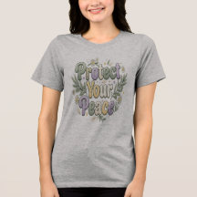 Protect your peace inspirational quote design