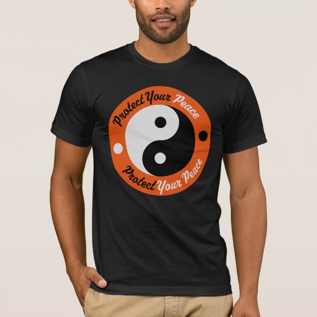 Protect Your Peace Mental Health Wellness Mindful T-Shirt (Front)