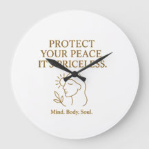 Protect Your Peace — Minimalist Self-Care Quote