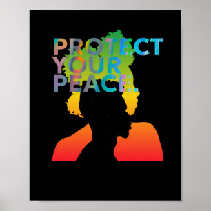 Protect Your Peace Sticker  Poster