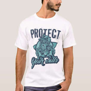 Protect Your Wall – Vintage Graffiti Street Art T-Shirt