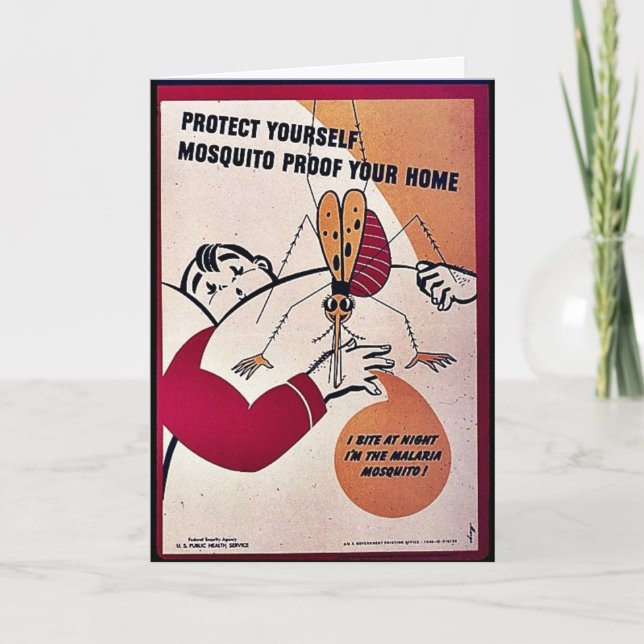 Protect Yourself Mosquito Proof Your Home Card (Front)