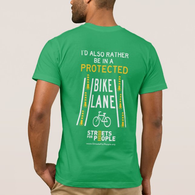 Protected Bike Lane T-Shirt (Back)