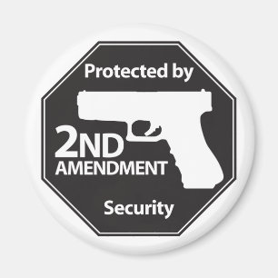 Protected by 2nd Amendment Magnet