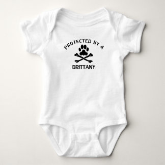 Protected By A Brittany Baby Bodysuit