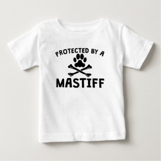 Protected By A Mastiff Baby T-Shirt