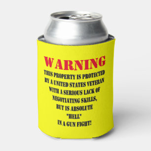 PROTECTED BY A VETERAN CAN COOLER