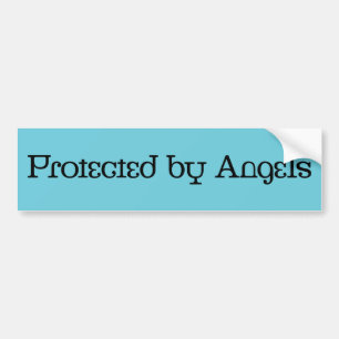 Protected by Angels #3 bumper sticker