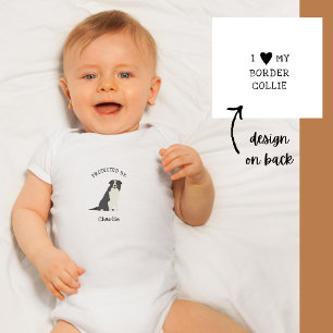 Protected by Border Collie Dog shirt