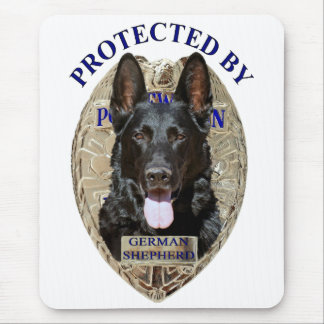 Protected By German Shepherd Mouse Pad