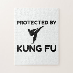 Protected By Kung Fu Jigsaw Puzzle
