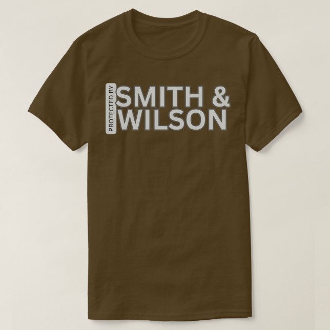 Protected By Smith Wilson T-Shirt (Design Front)