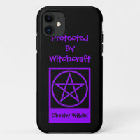 Protected by Witchcraft Cheeky Witch iphone 5 case
