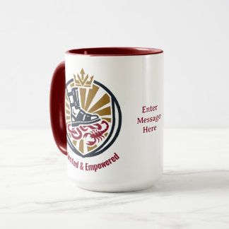Protected Empowered Luke 10 19 Christian Warrior Mug