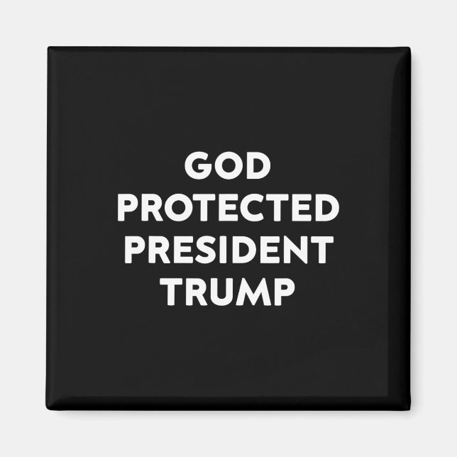 Protected President Trump  Magnet (Front)